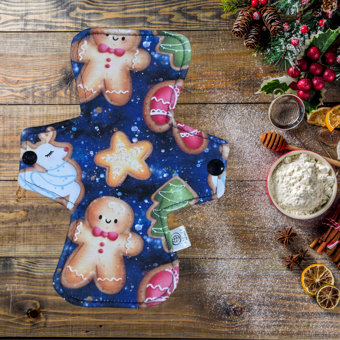 La boîte bleu de Grand-Maman - Coton - Serviette Hygiénique Lavable - Atelier Zone Verte