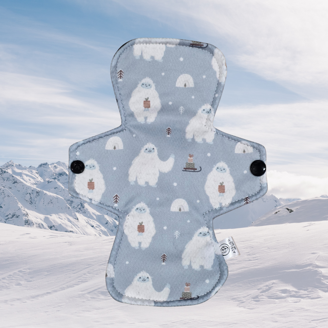 Yétu Minuit? - AWJ - Serviette Hygiénique Lavable - Atelier Zone Verte