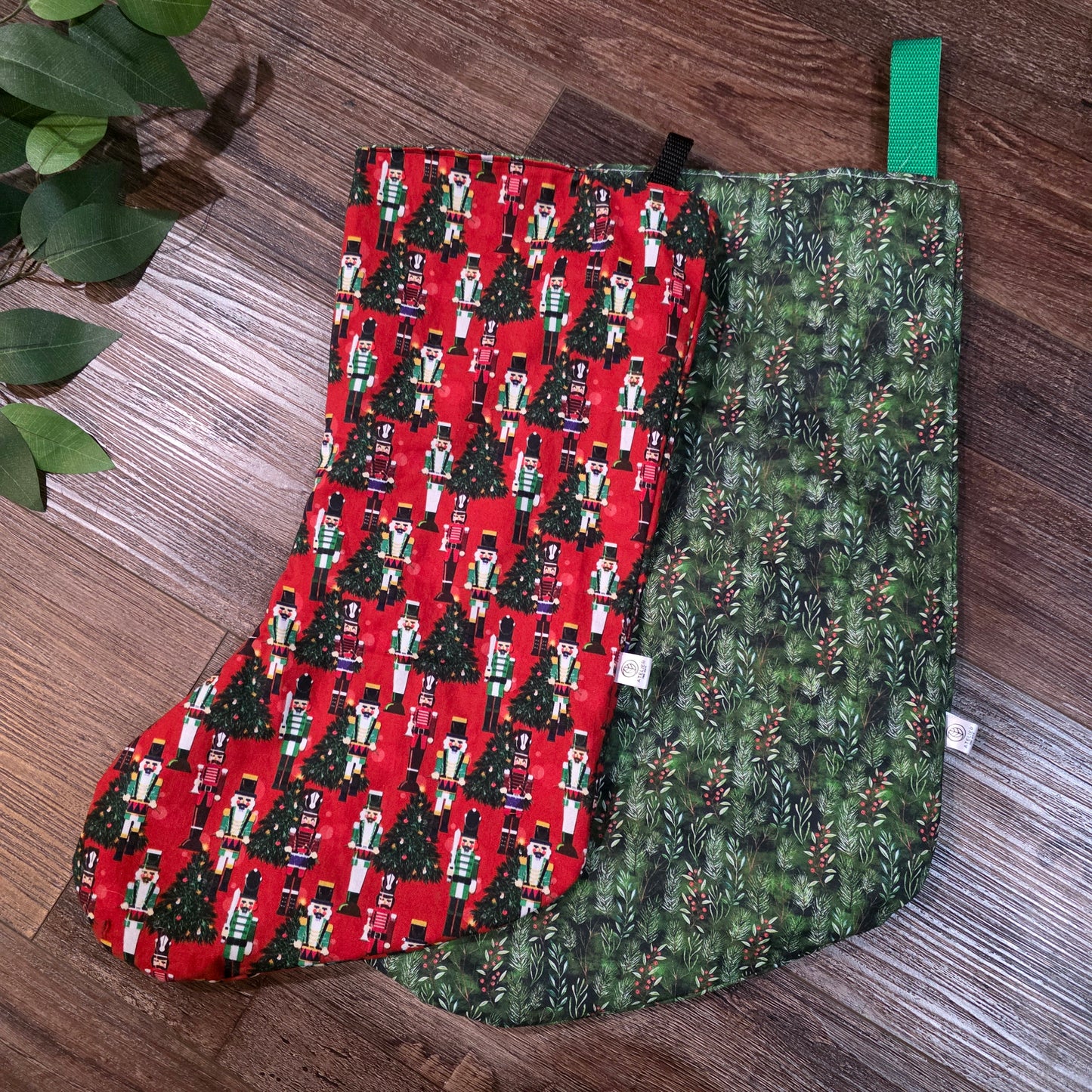 Bas de Noël Réversible - Atelier Zone Verte