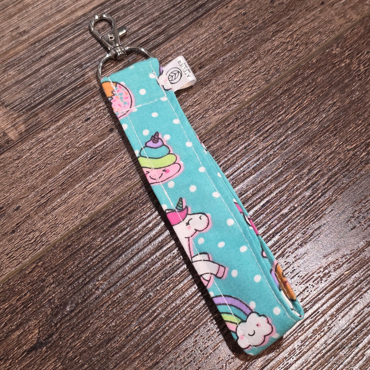 Porte-clé de poignet en tissu