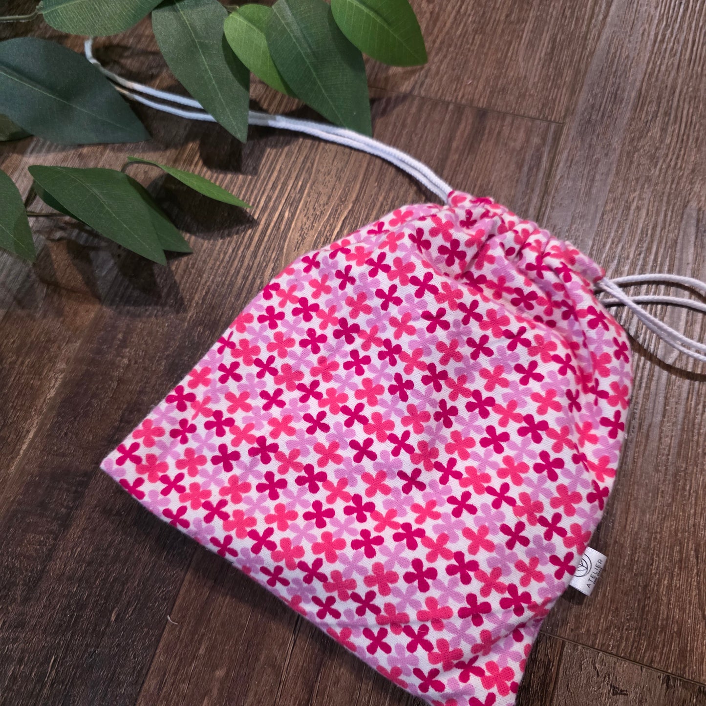 Lingettes Démaquillantes Lavables - Flanelle/Ratine avec Pochette Assortie