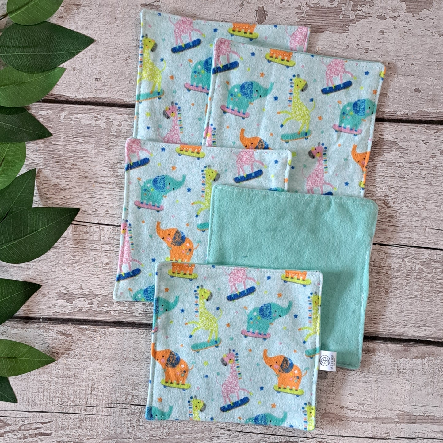Lingettes lavables pour bébé