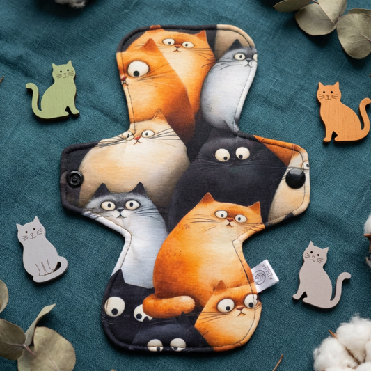 1-2-3-CAT - Coton - Serviette Hygiénique Lavable