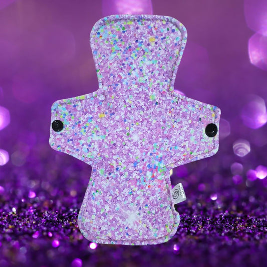 Paillette Rose - Coton - Serviette Hygiénique Lavable