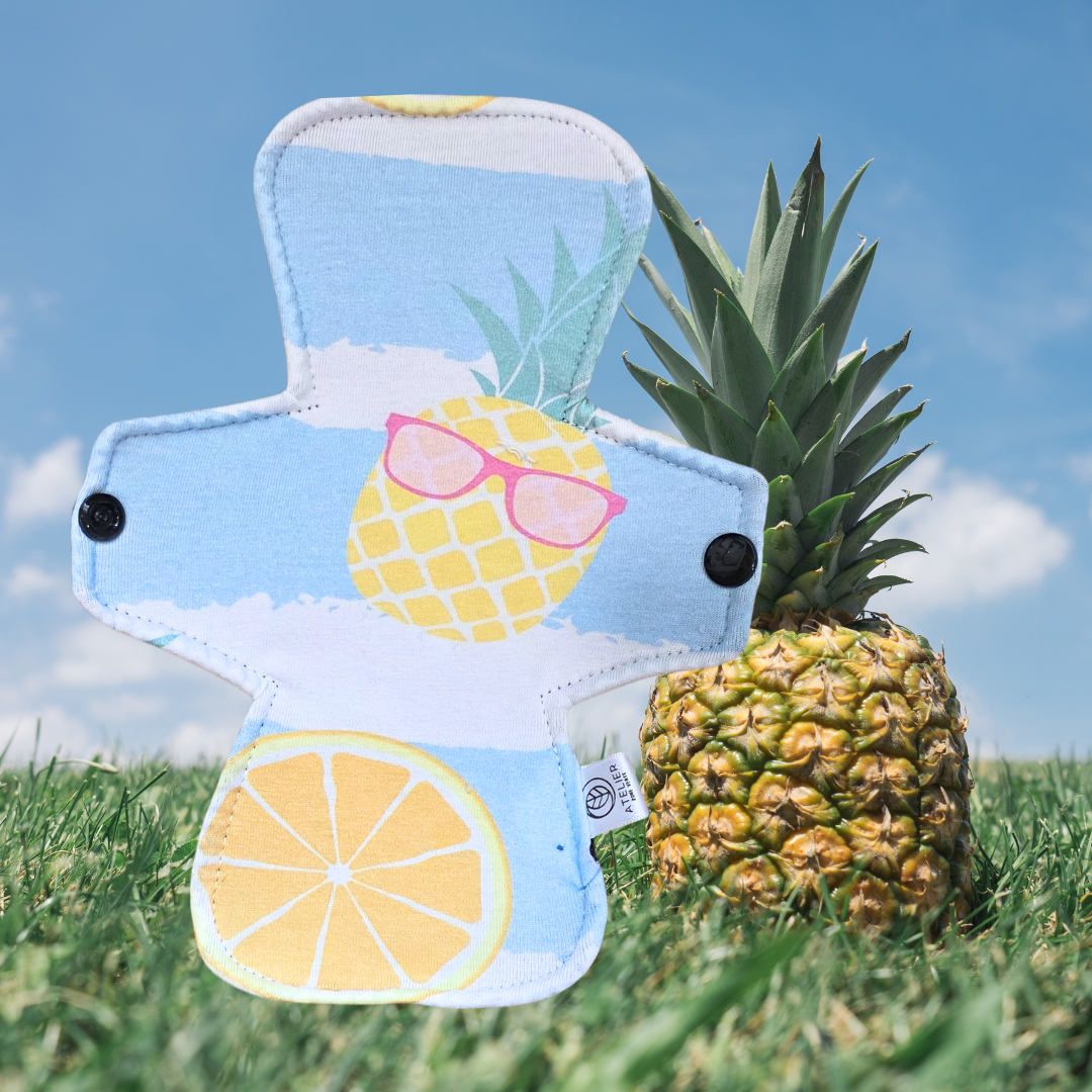 Ah des Nanas! - Coton - Serviette Hygiénique Lavable - Atelier Zone Verte