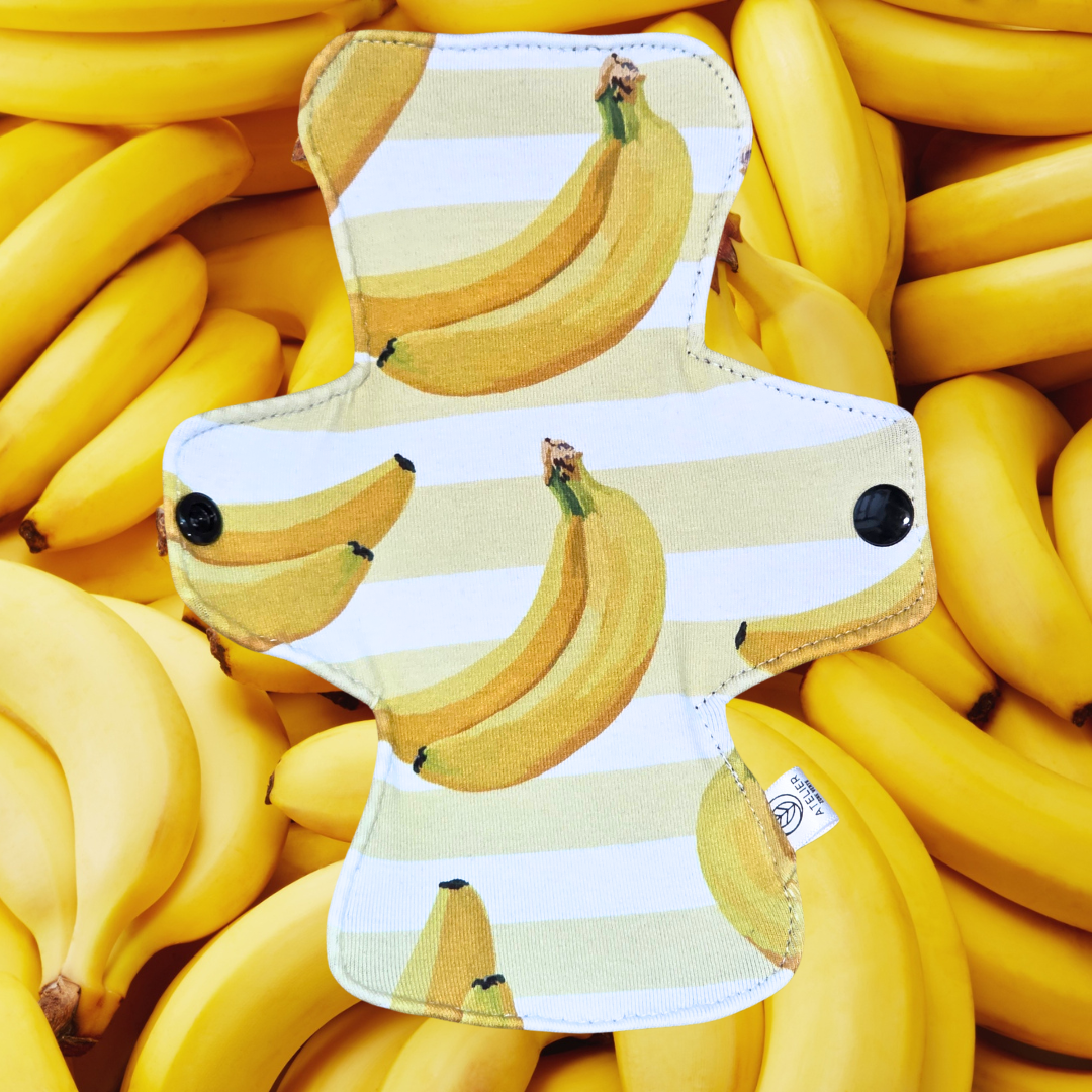 Banana Split - Coton - Serviette Hygiénique Lavable