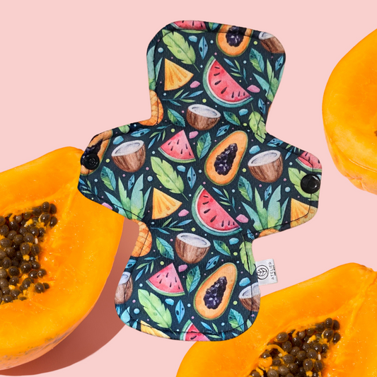 Bella Commo la Papaya - AWJ - Serviette Hygiénique Lavable
