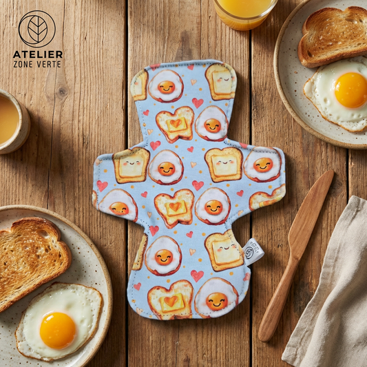 Bon Matin! - Coton - Serviette Hygiénique Lavable