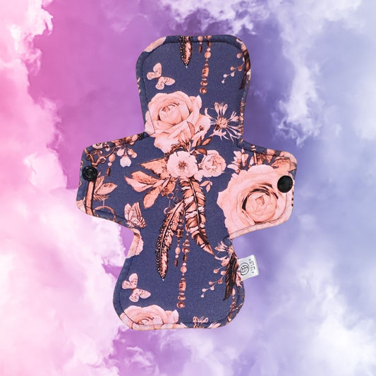 Capteur Floral- Coton - Serviette Hygiénique Lavable