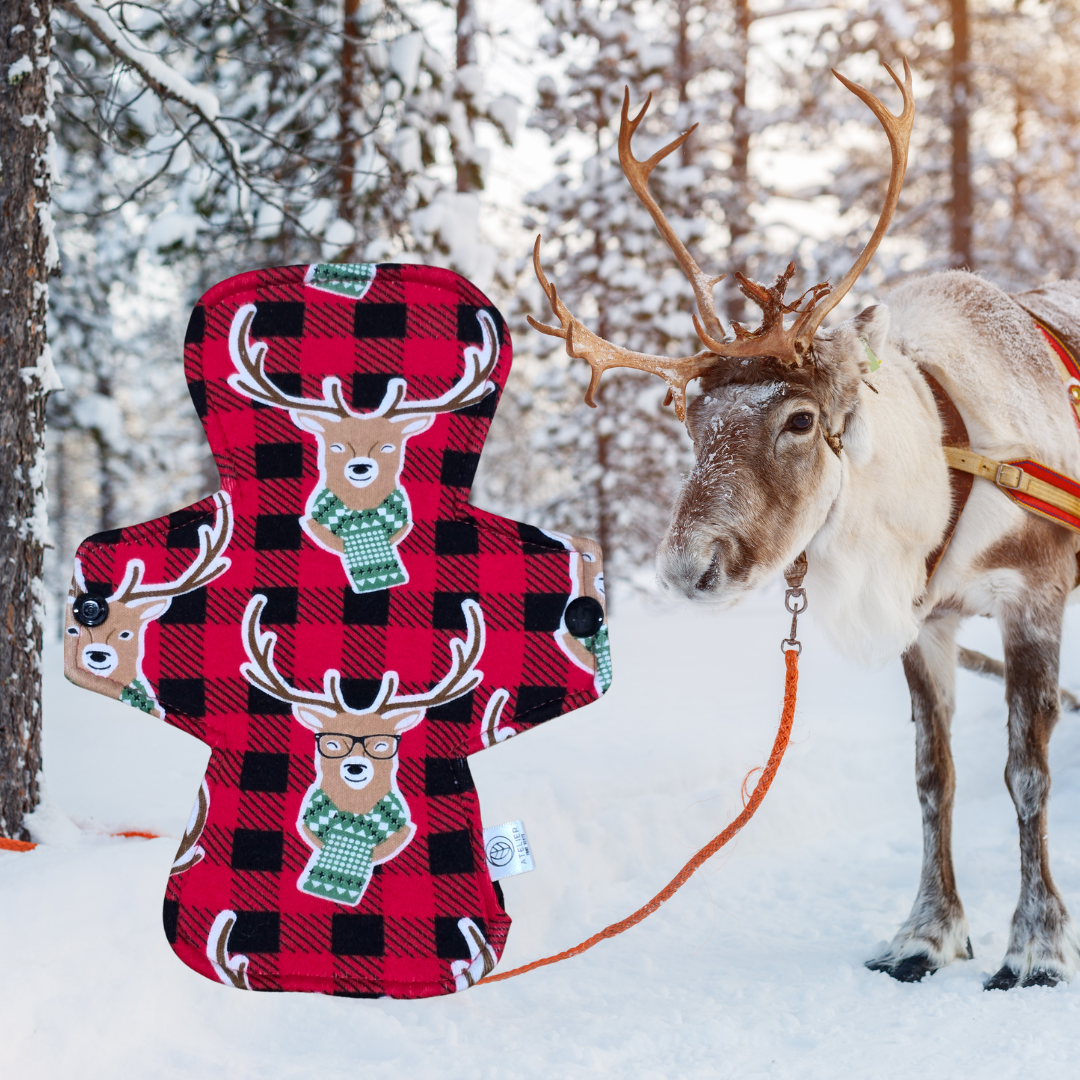 Chasse Interdite - Coton - Serviette Hygiénique Lavable - Atelier Zone Verte
