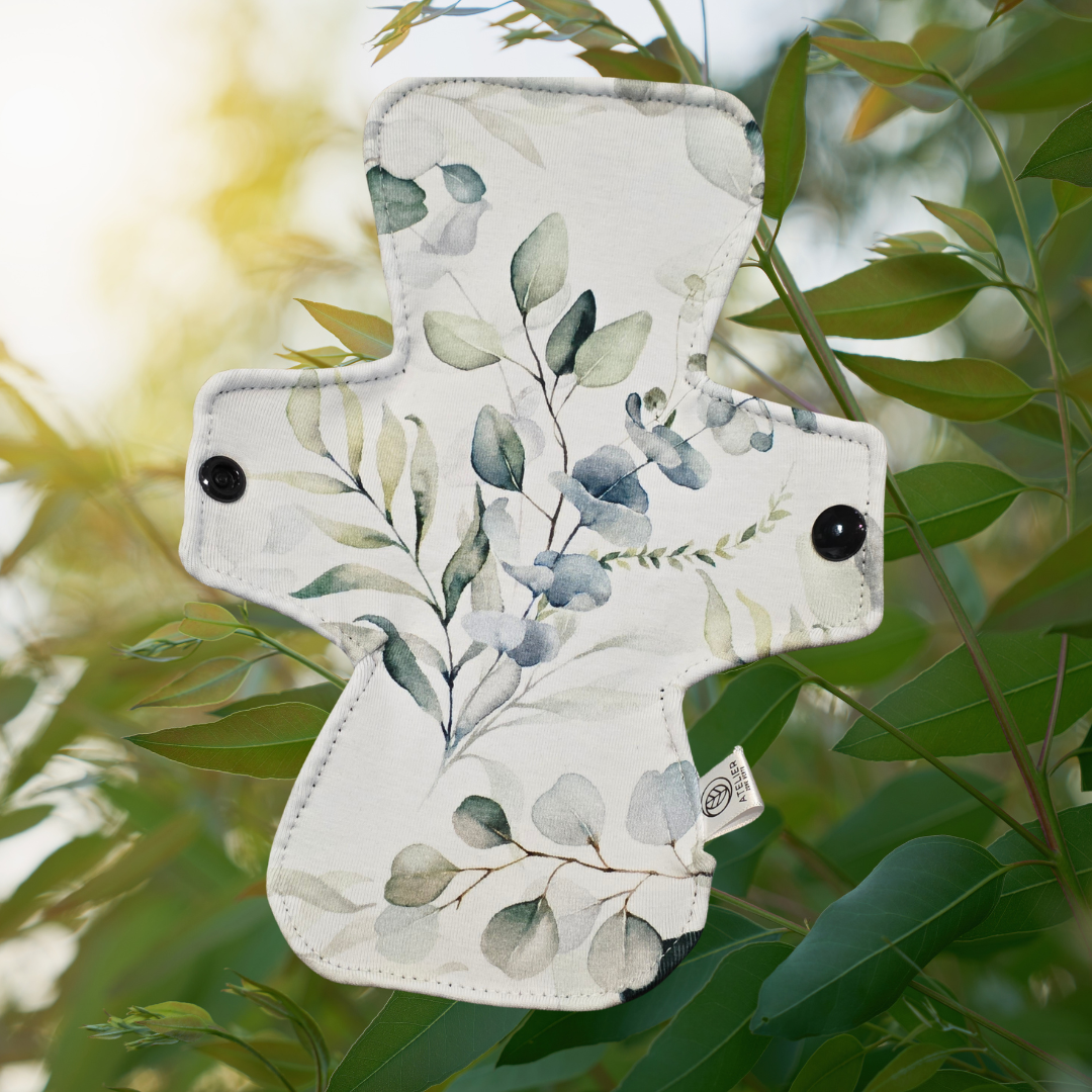 Eucalyptus - Coton - Serviette Hygiénique Lavable