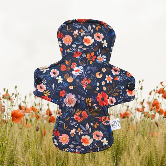 Fleurs d'automne - AWJ - Serviette Hygiénique Lavable