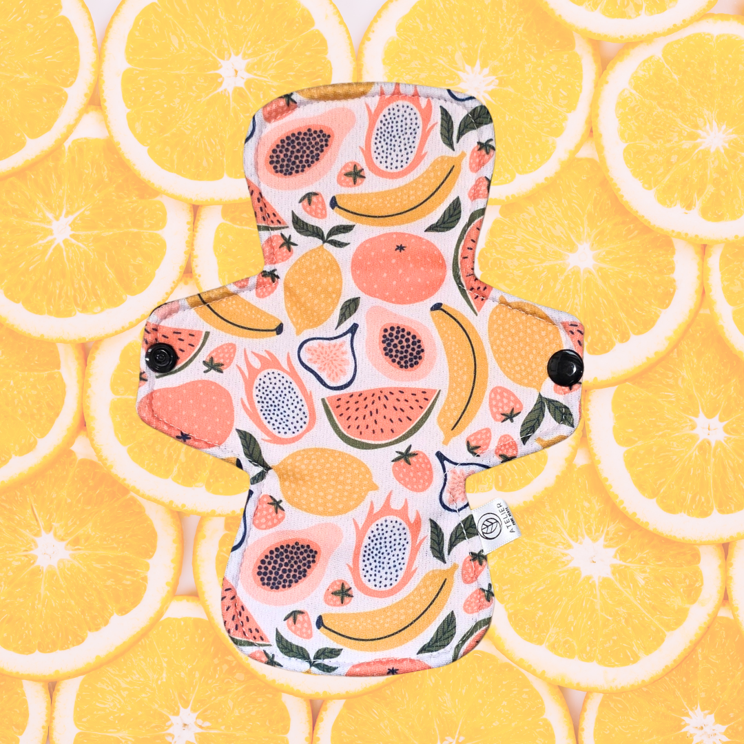 Fruits Sangtés - AWJ - Serviette Hygiénique Lavable - Atelier Zone Verte