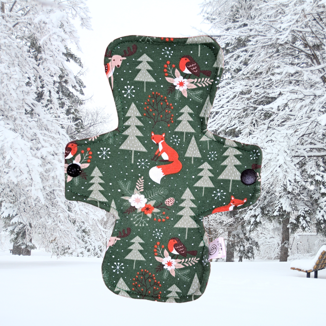 Les Futés - Coton - Serviette Hygiénique Lavable - Atelier Zone Verte