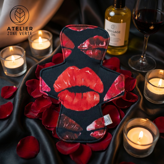 Lèvres sur Lèvres - AWJ- Serviette Hygiénique Lavable