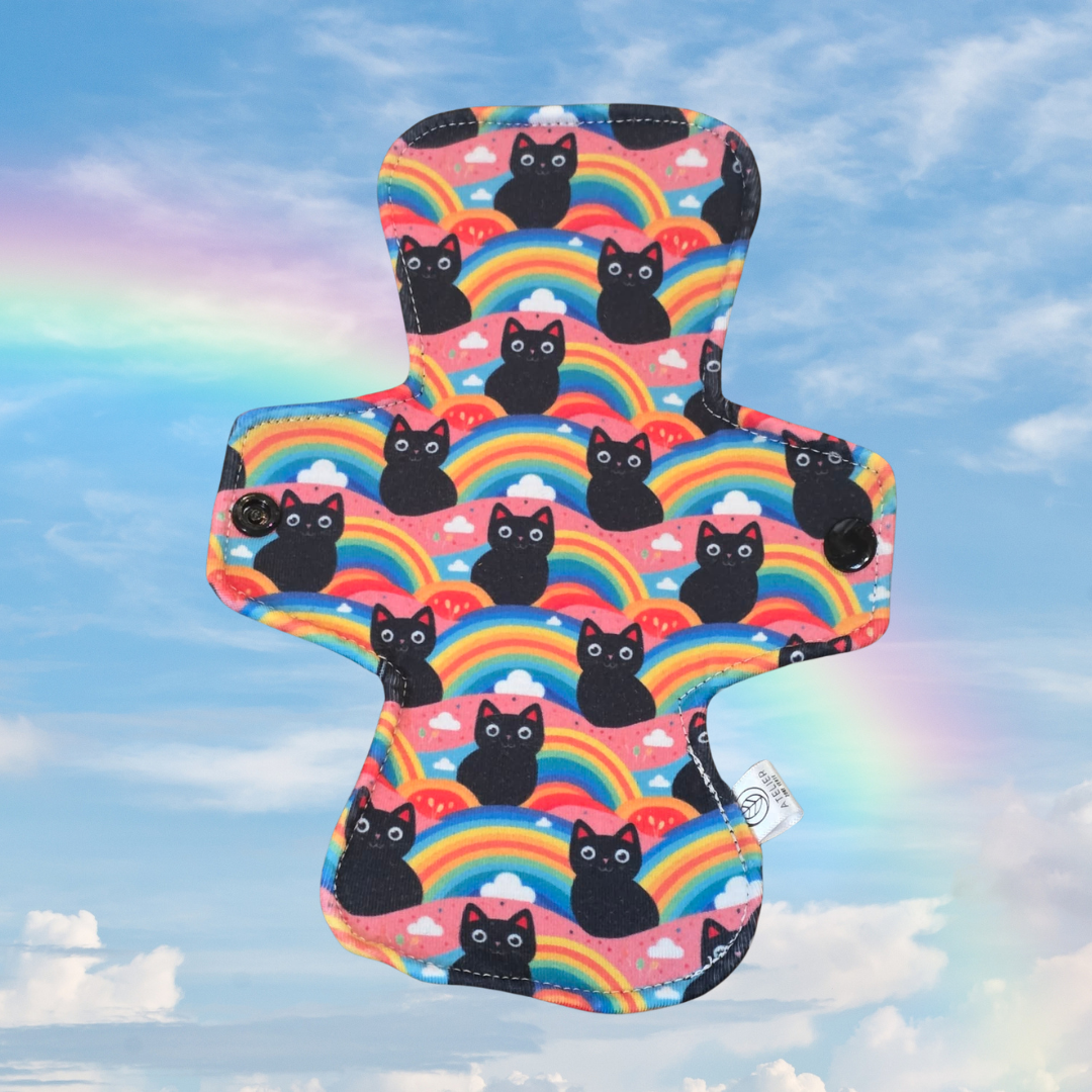 Miaouticolore - Coton - Serviette Hygiénique Lavable