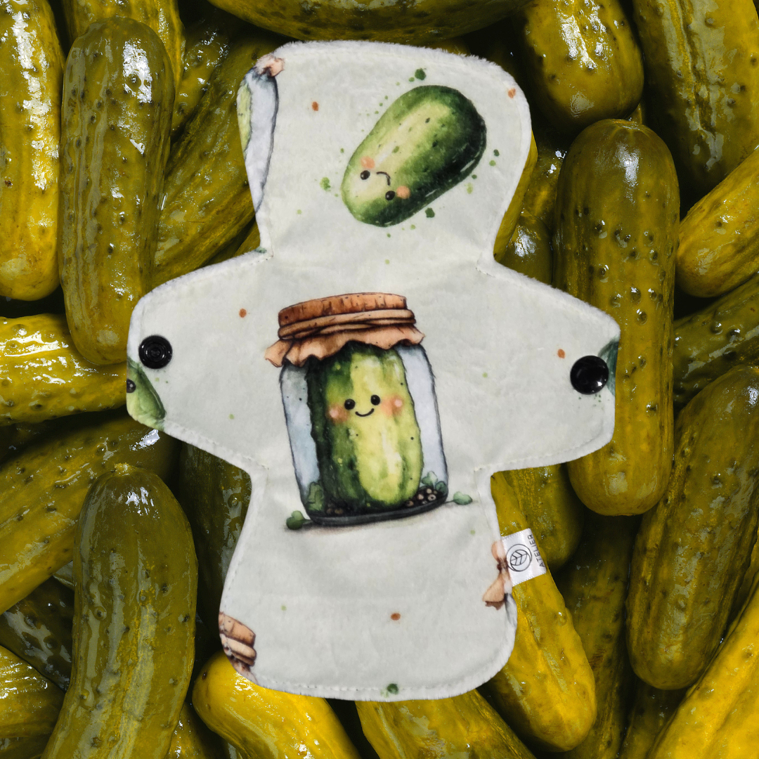 Mr cornichon - Minky - Serviette Hygiénique Lavable