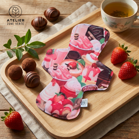 Orgasme Sucré - AWJ- Serviette Hygiénique Lavable