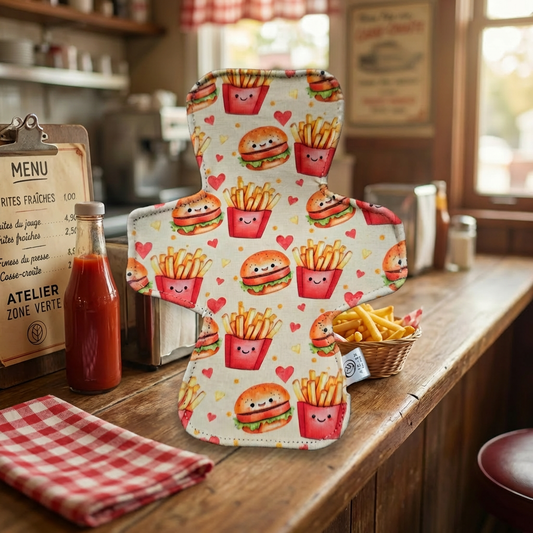 Patate qu'à va dire oui?  - Coton - Serviette Hygiénique Lavable