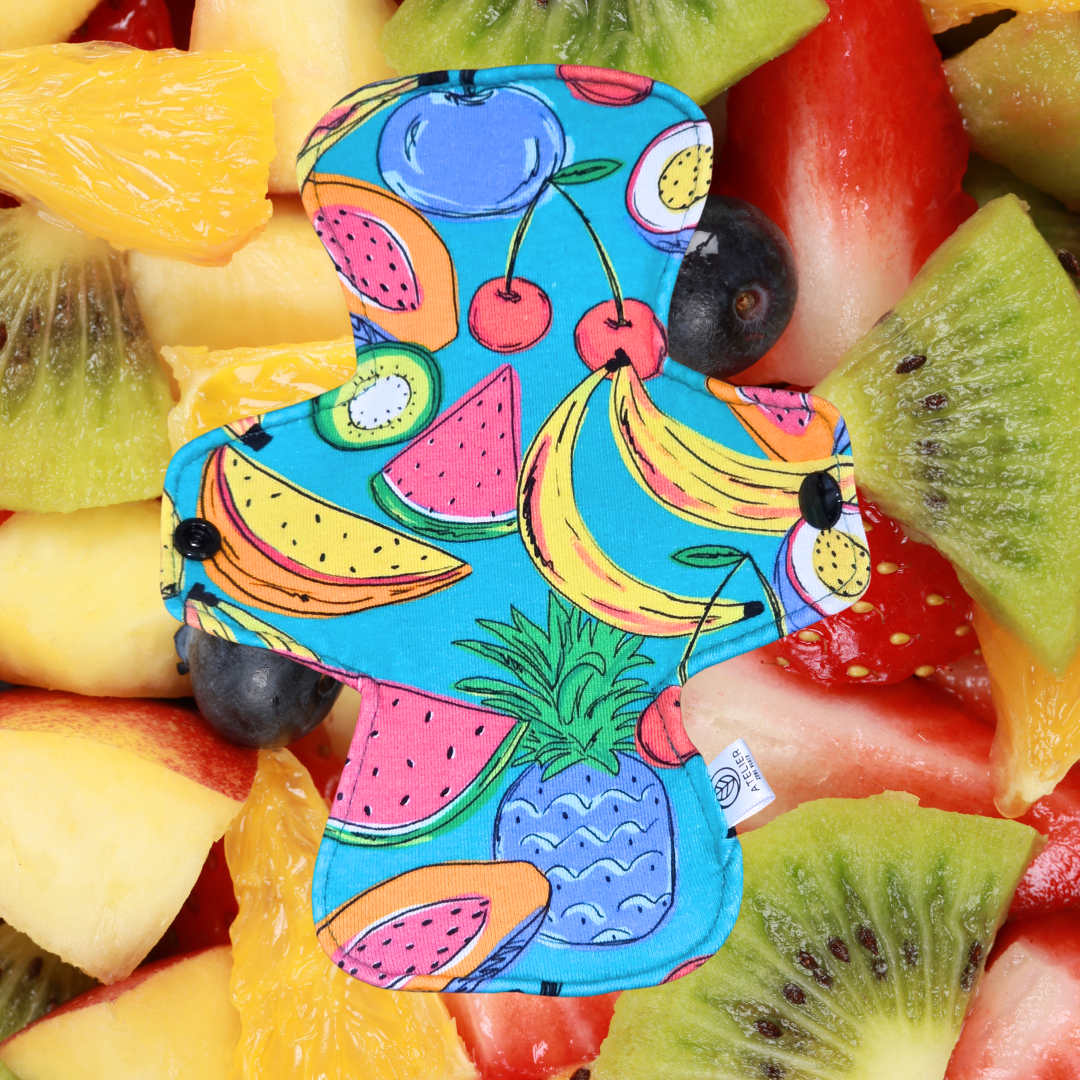 Salade de Fruits - Coton - Serviette Hygiénique Lavable