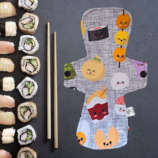 Sushis sans Chichis - Coton - Serviette Hygiénique Lavable