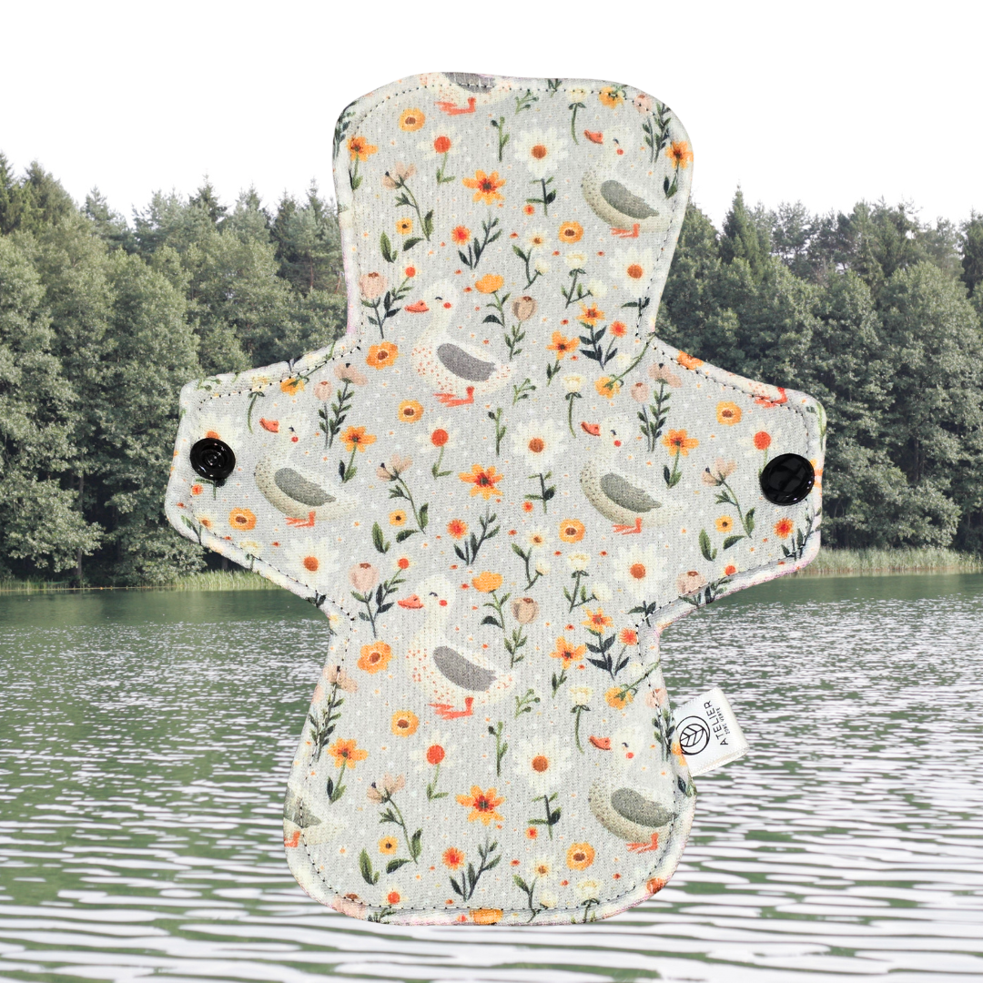 Tourner les Coin-coin rond - AWJ - Serviette Hygiénique Lavable