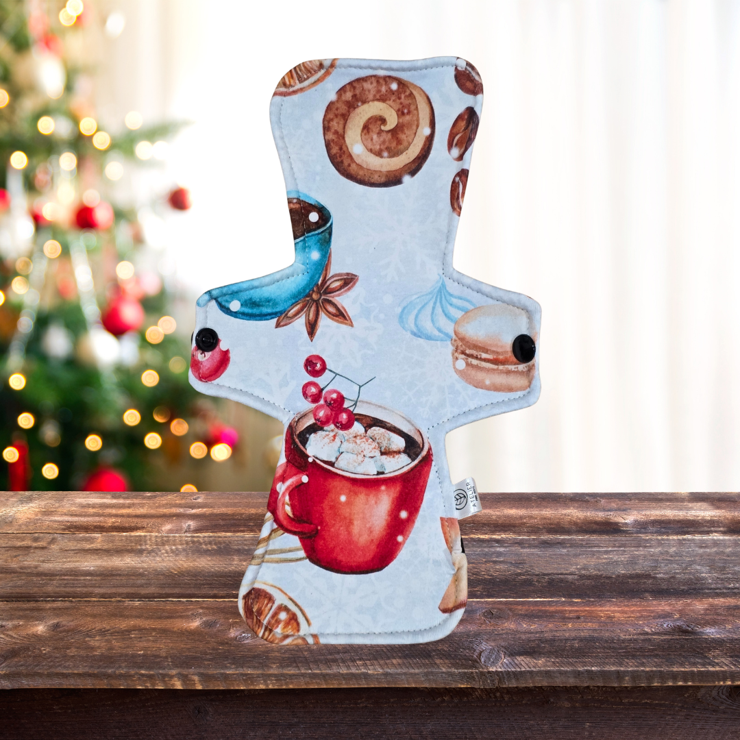 Zeste Matinal - Coton - Serviette Hygiénique Lavable - Atelier Zone Verte