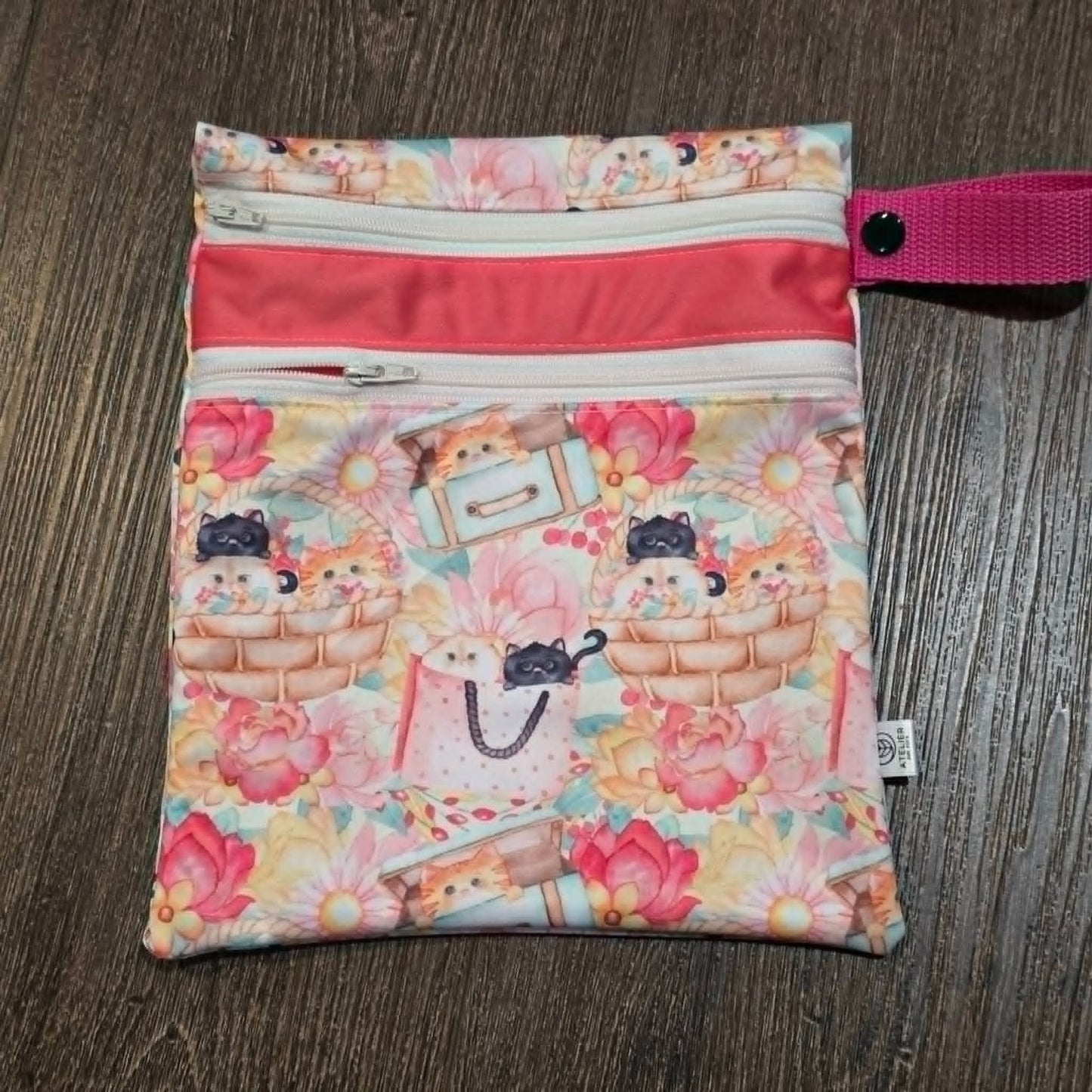 DUO-SAC – Sac Imperméable à Double Compartiments (9x9")