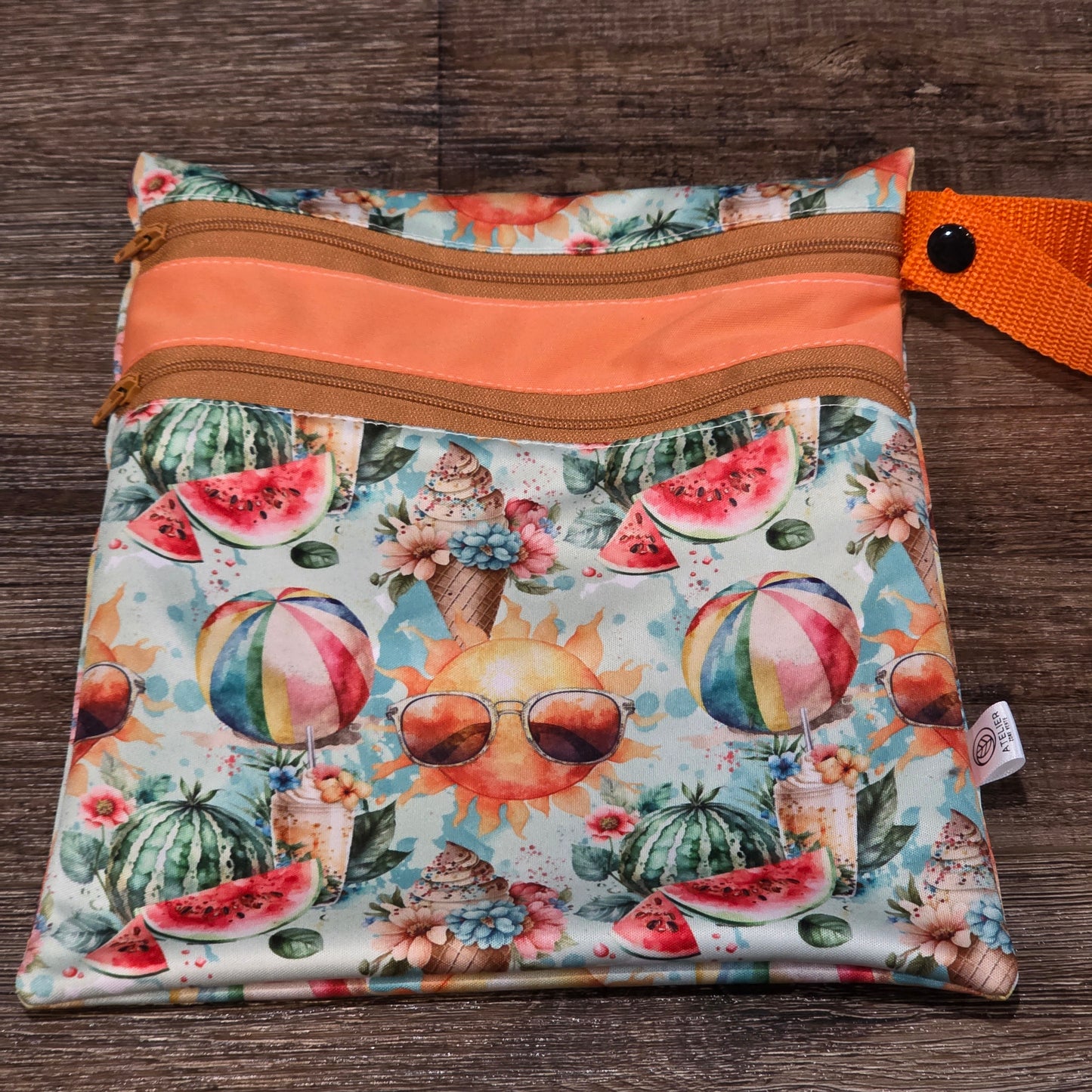 DUO-SAC – Sac Imperméable à Double Compartiments (9x9")