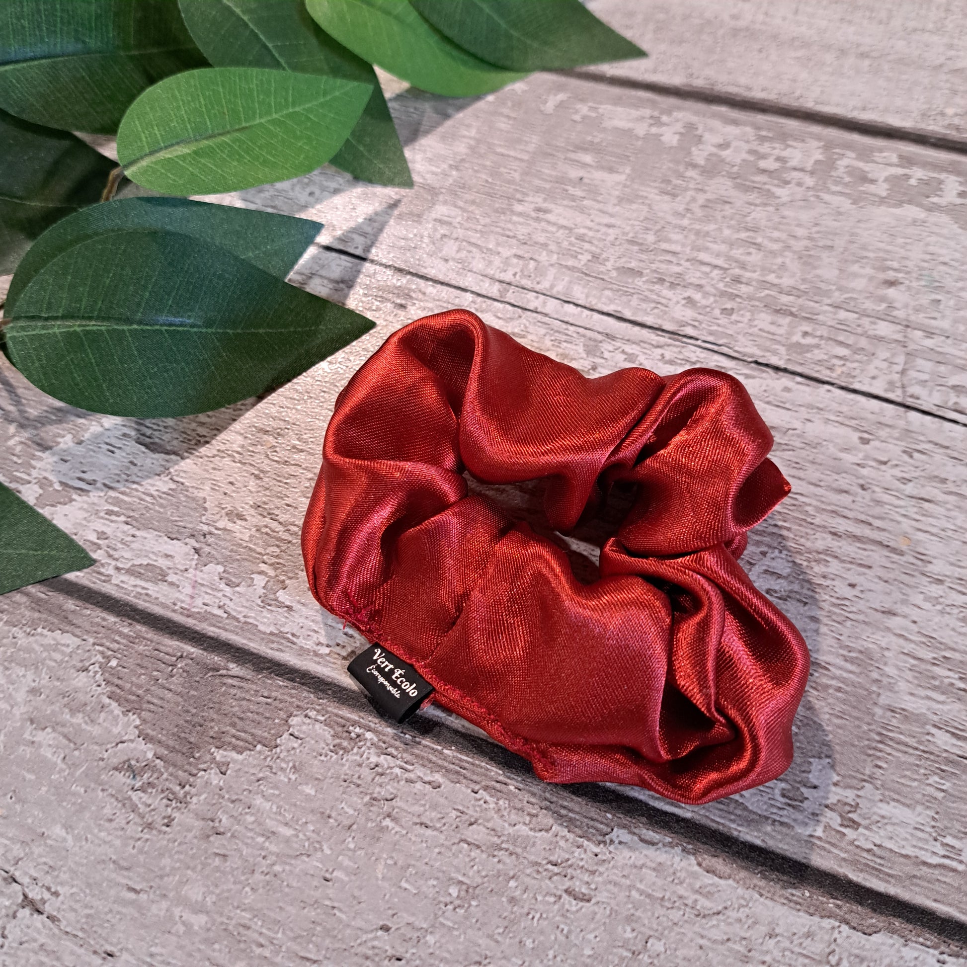 Chouchou en satin - Atelier Zone Verte