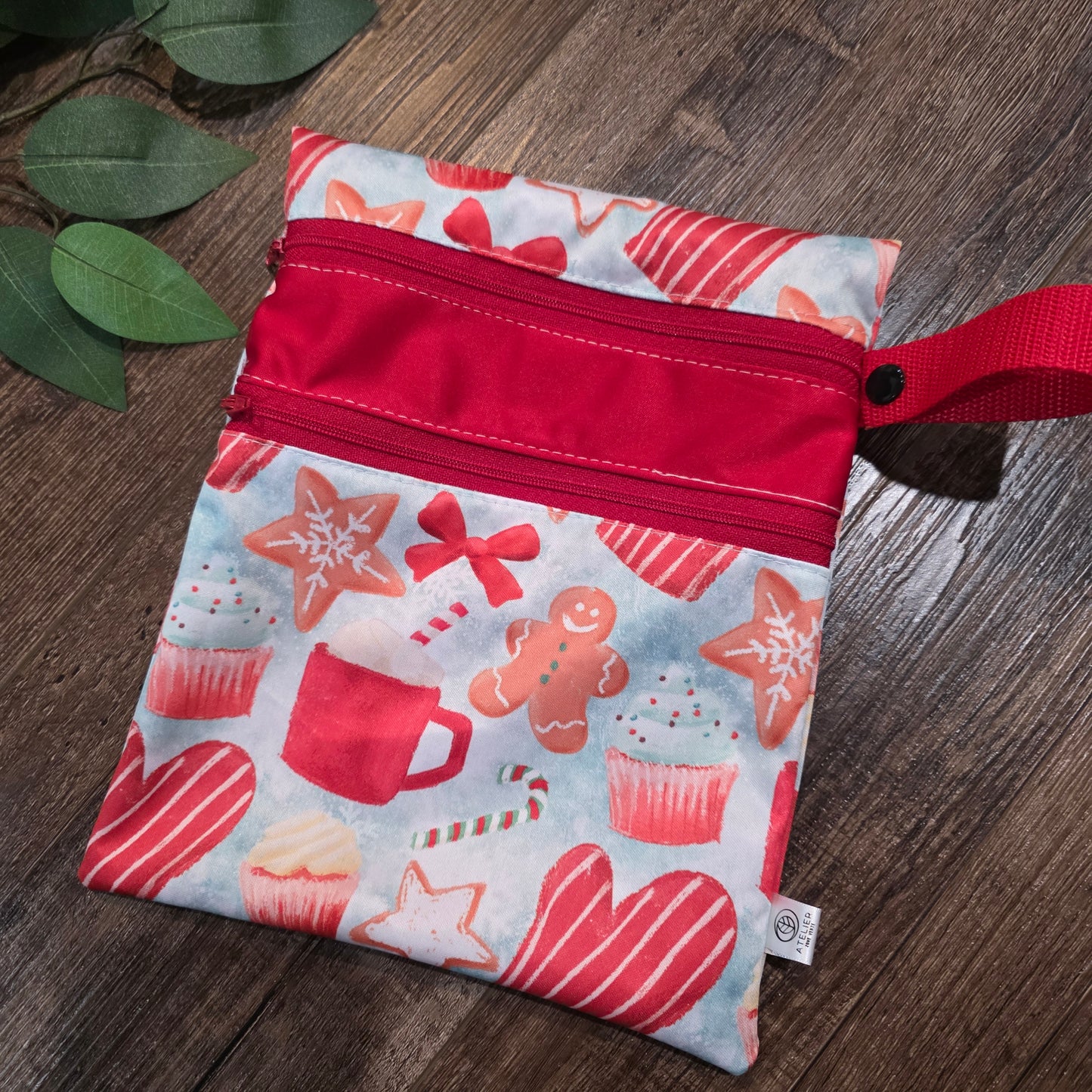 DUO-SAC – Sac Imperméable à Double Compartiments (9x9") - Atelier Zone Verte