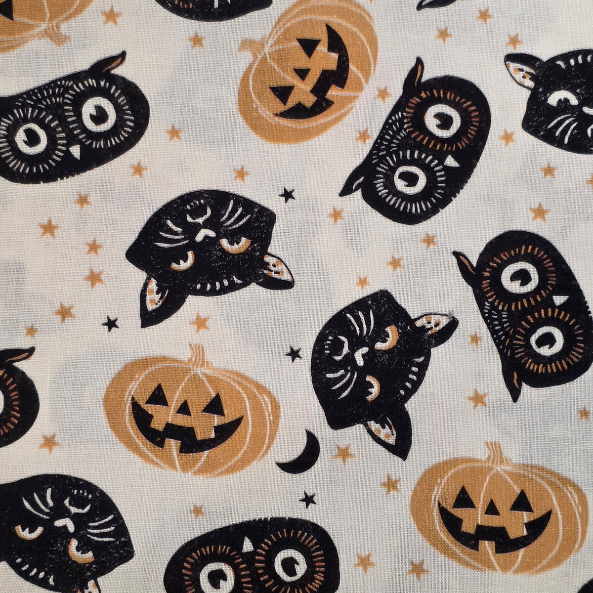 Motif Halloween blanc