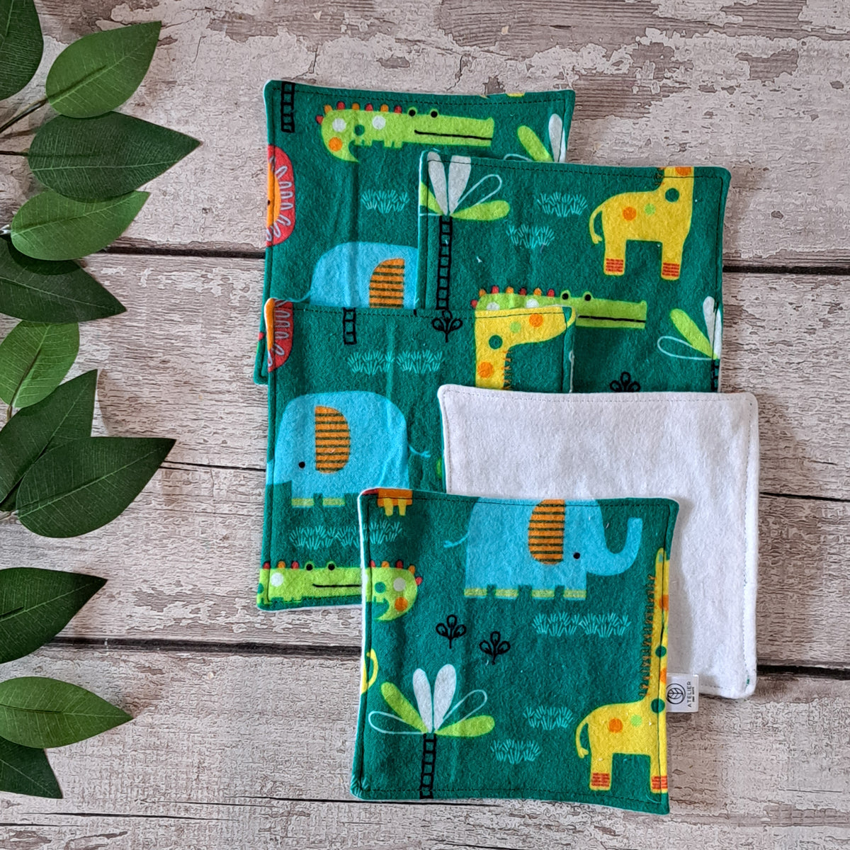 Lingettes lavables pour bébé - Atelier Zone Verte