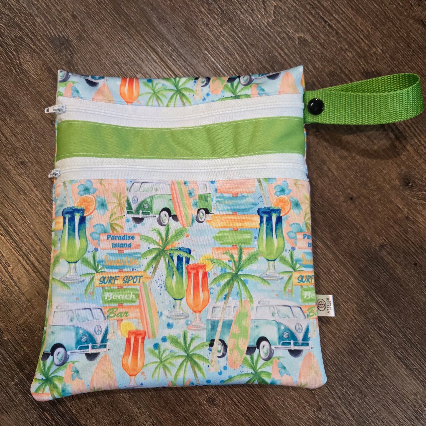 DUO-SAC – Sac Imperméable à Double Compartiments (9x9")