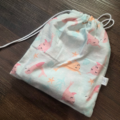 Lingettes Démaquillantes Lavables - Flanelle/Ratine avec Pochette Assortie