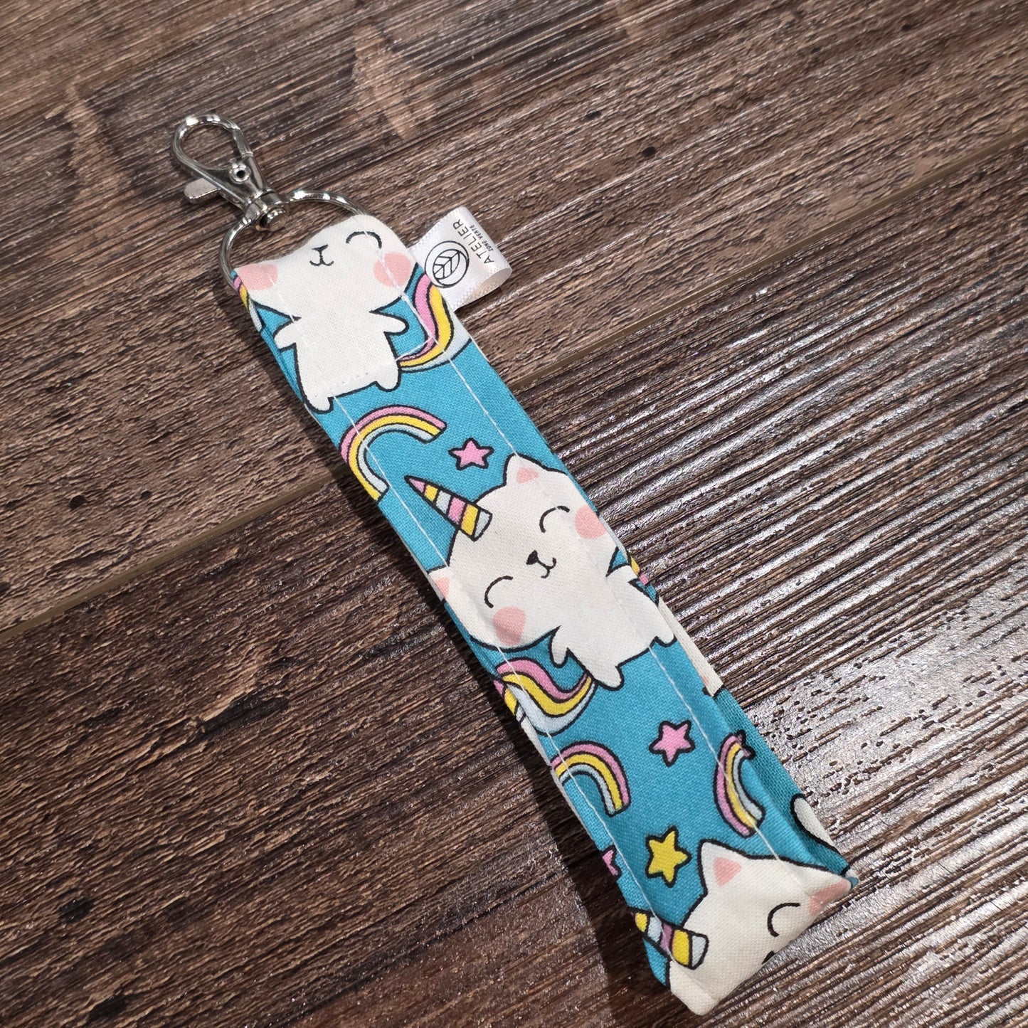 Porte-clé de poignet en tissu