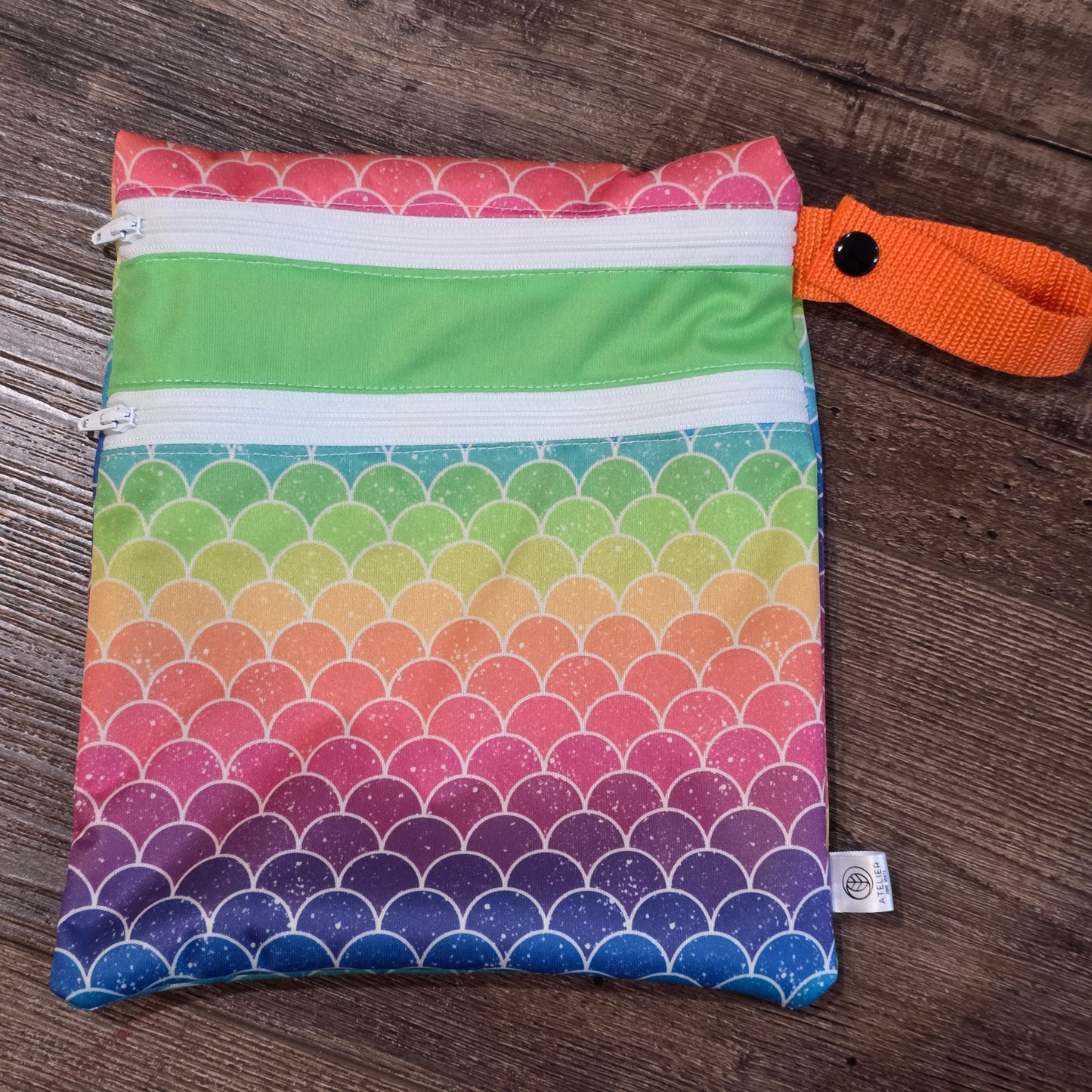 DUO-SAC – Sac Imperméable à Double Compartiments (9x9")