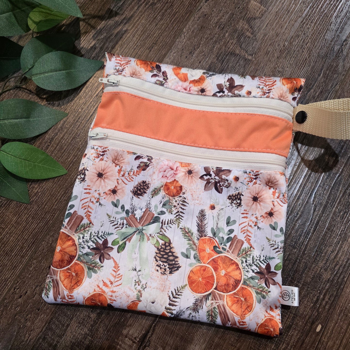 DUO-SAC – Sac Imperméable à Double Compartiments (9x9") - Atelier Zone Verte