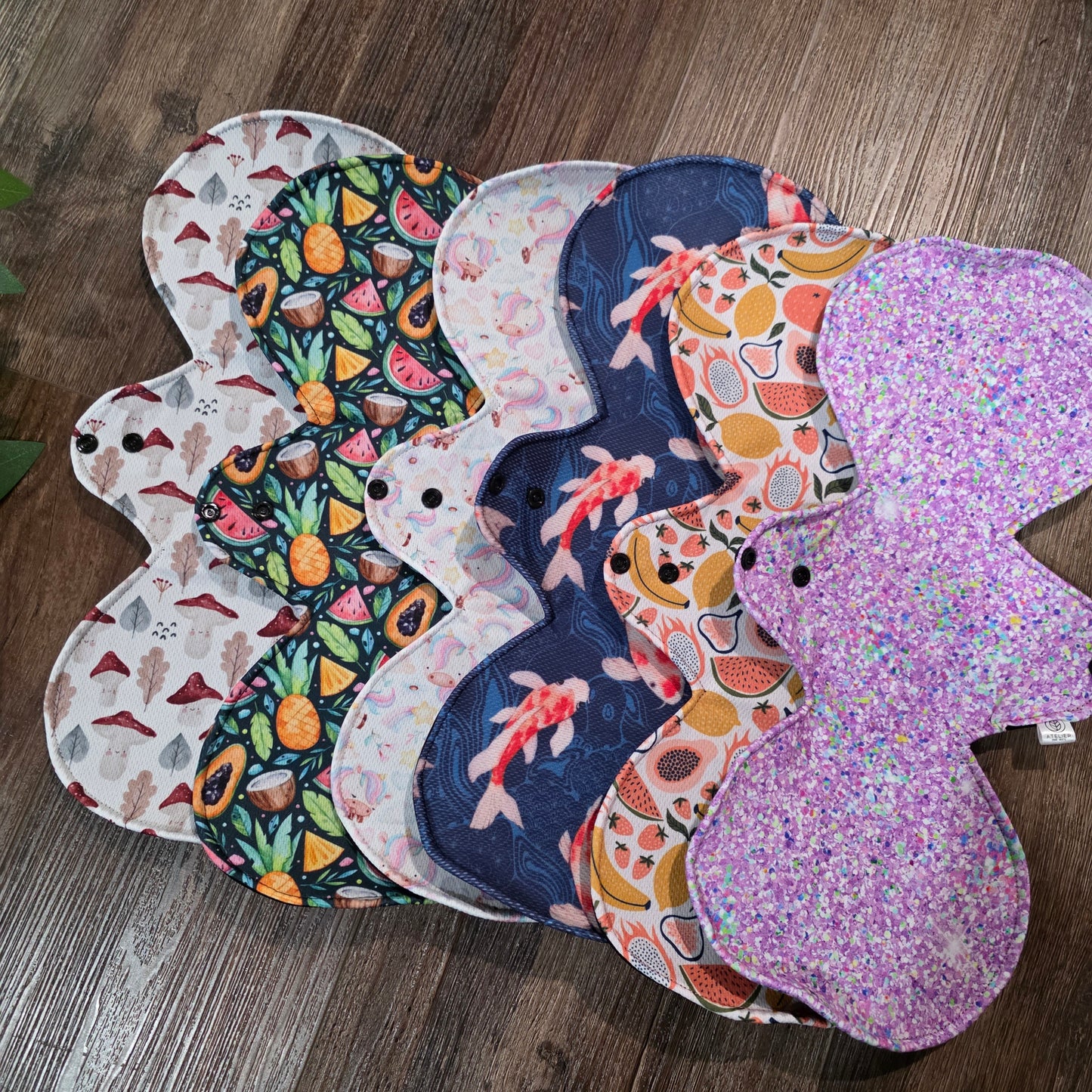 Kit Économique - Serviette Hygiénique Lavable -  Motif Mystère