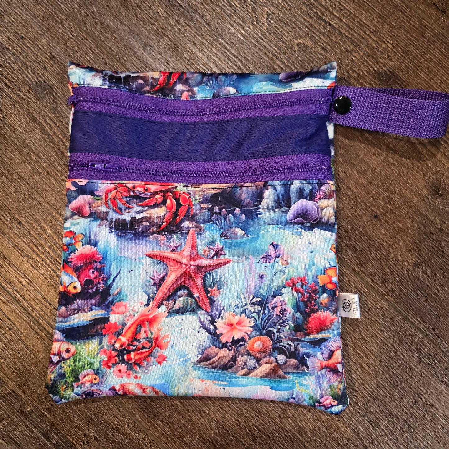DUO-SAC – Sac Imperméable à Double Compartiments (9x9")