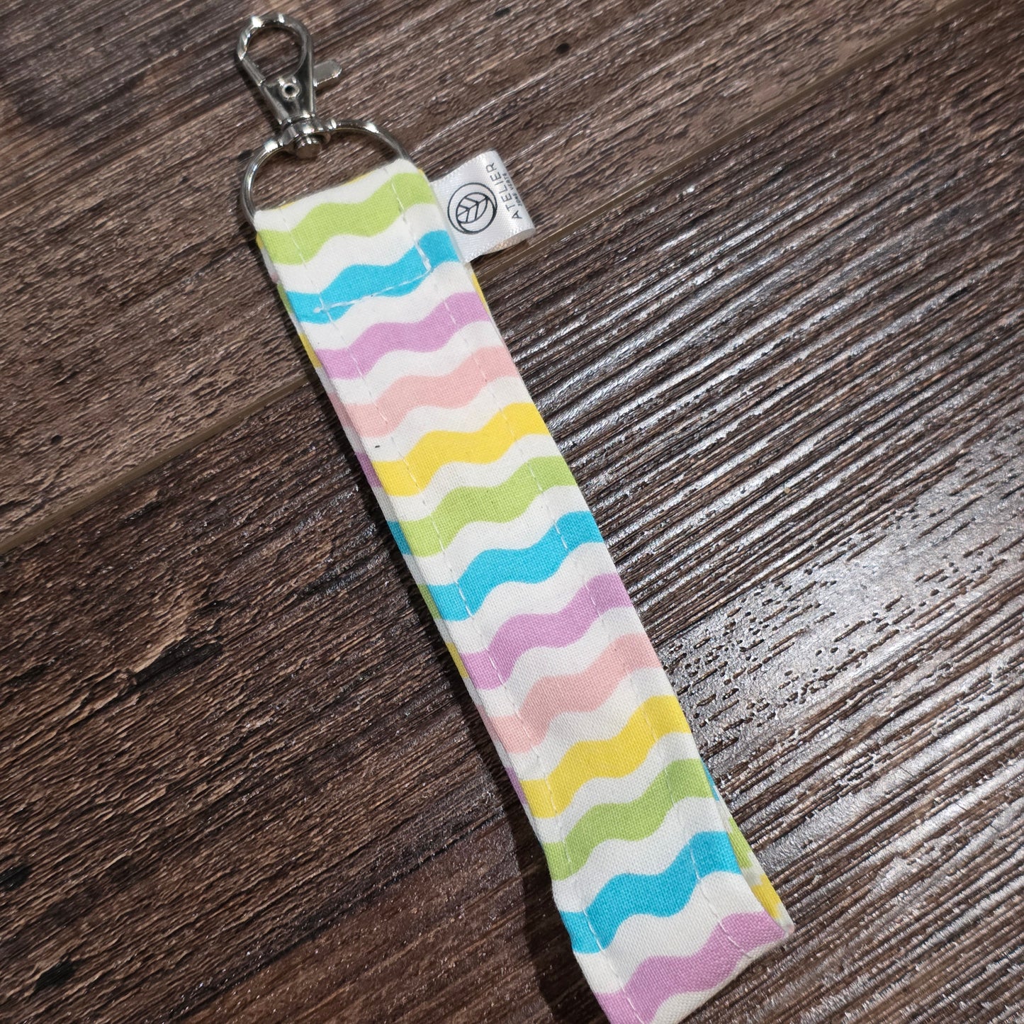 Porte-clé de poignet en tissu