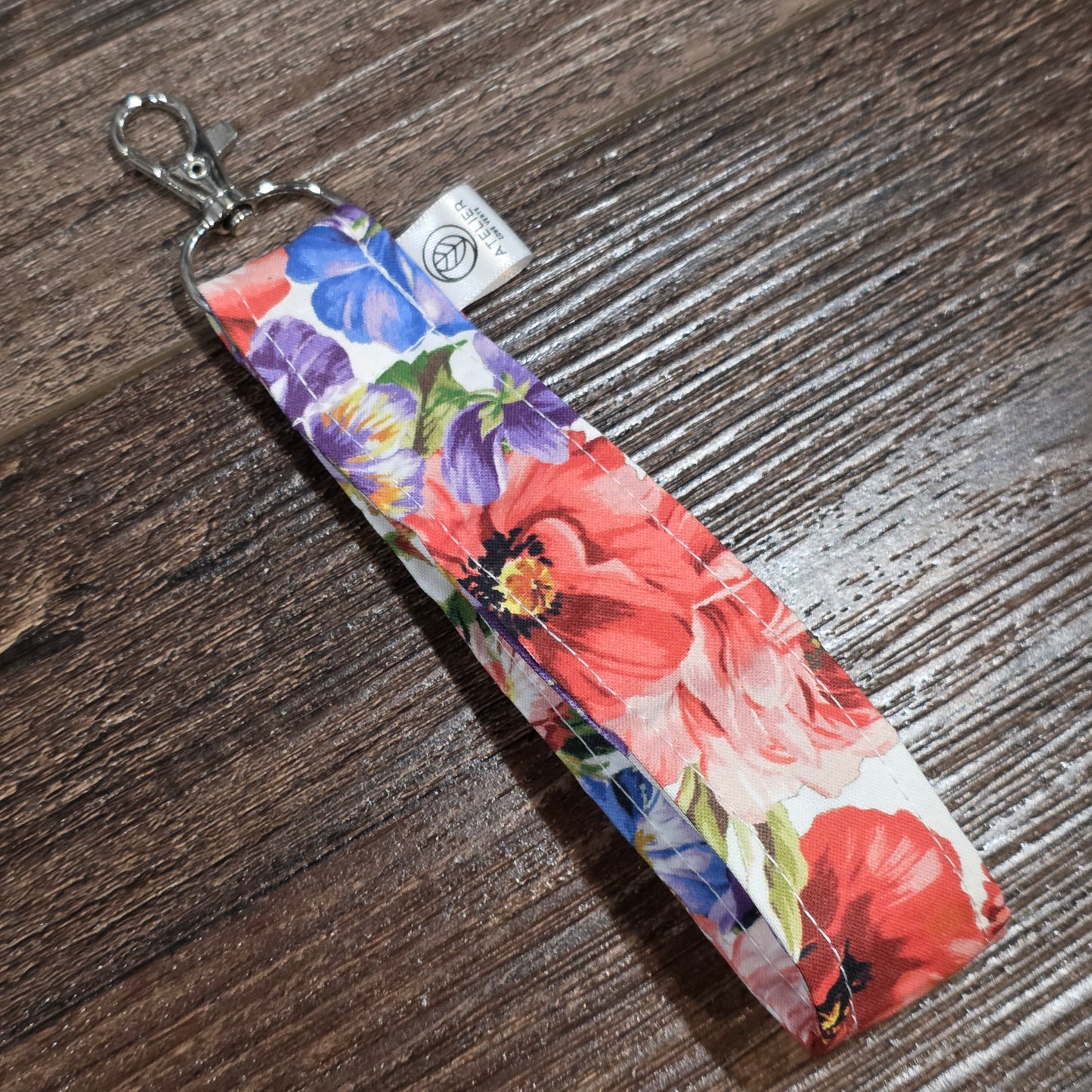 Porte-clé de poignet en tissu