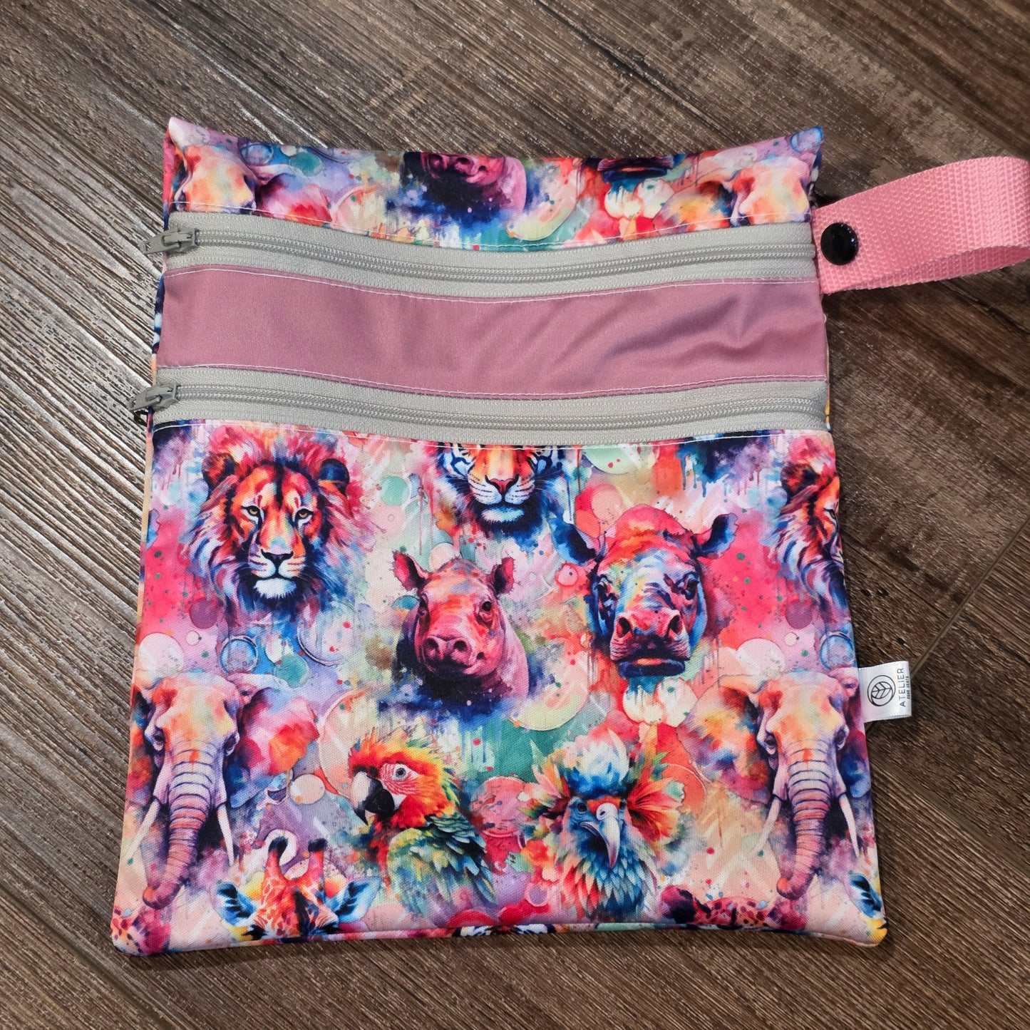 DUO-SAC – Sac Imperméable à Double Compartiments (9x9")
