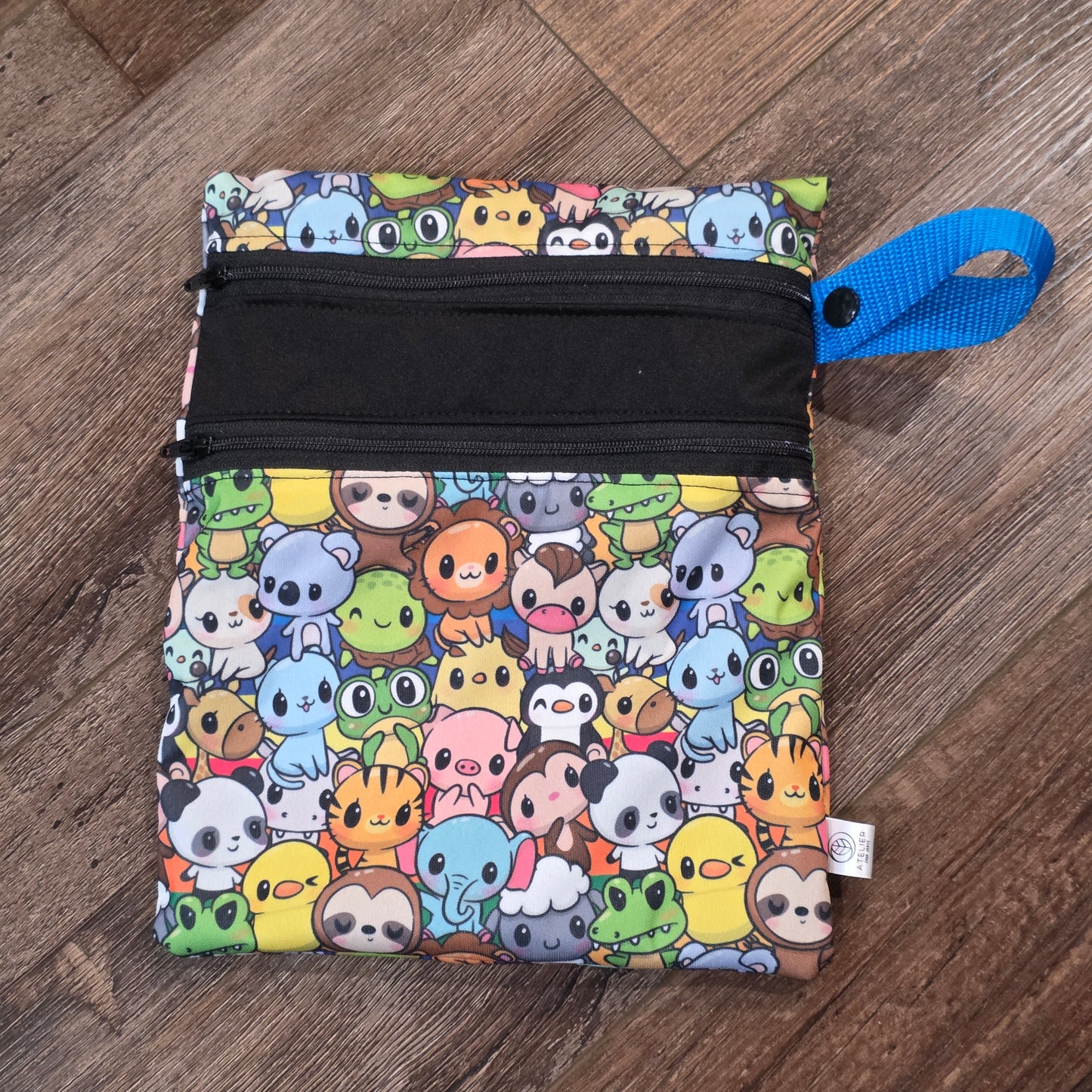 DUO-SAC – Sac Imperméable à Double Compartiments (9x9")