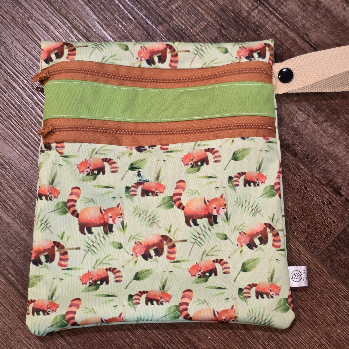 DUO-SAC – Sac Imperméable à Double Compartiments (9x9")