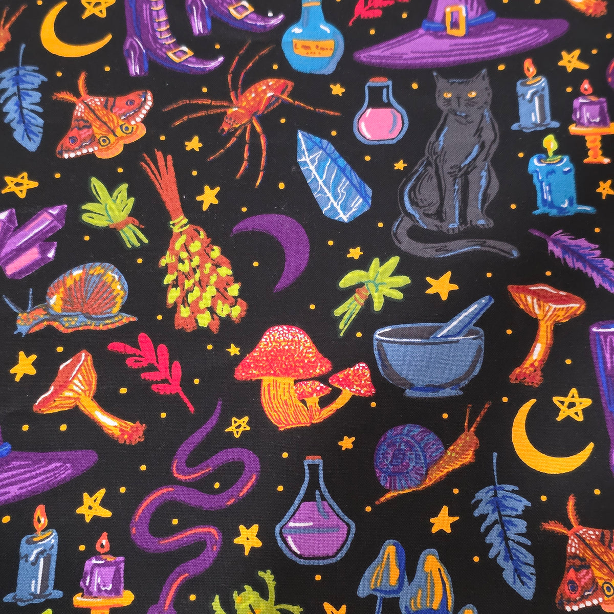 Motif Ingrédients de Sorcière