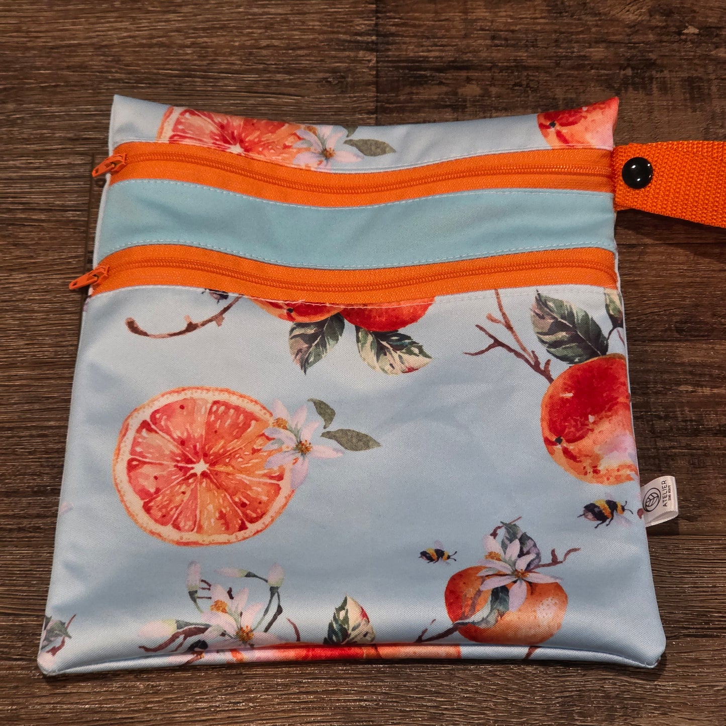 DUO-SAC – Sac Imperméable à Double Compartiments (9x9")