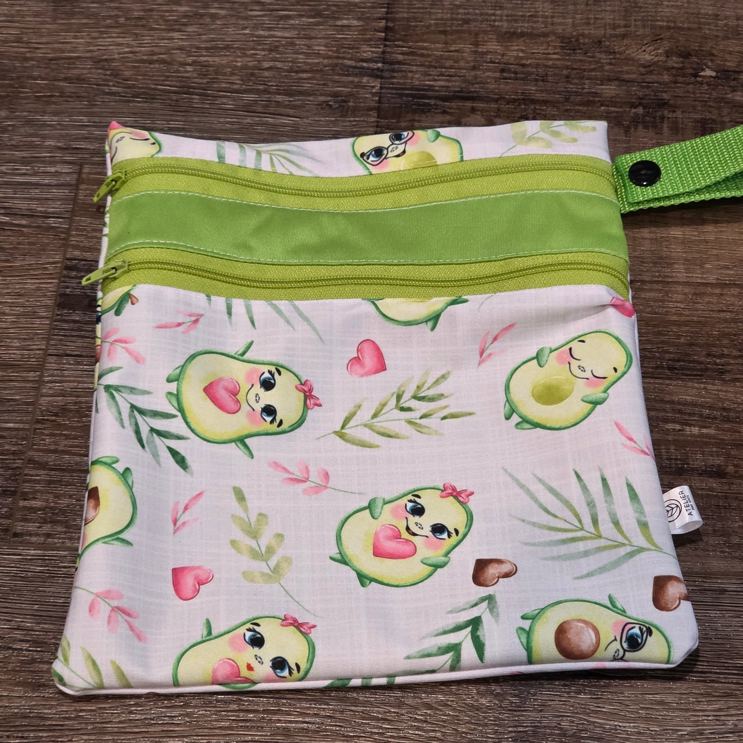 DUO-SAC – Sac Imperméable à Double Compartiments (9x9")