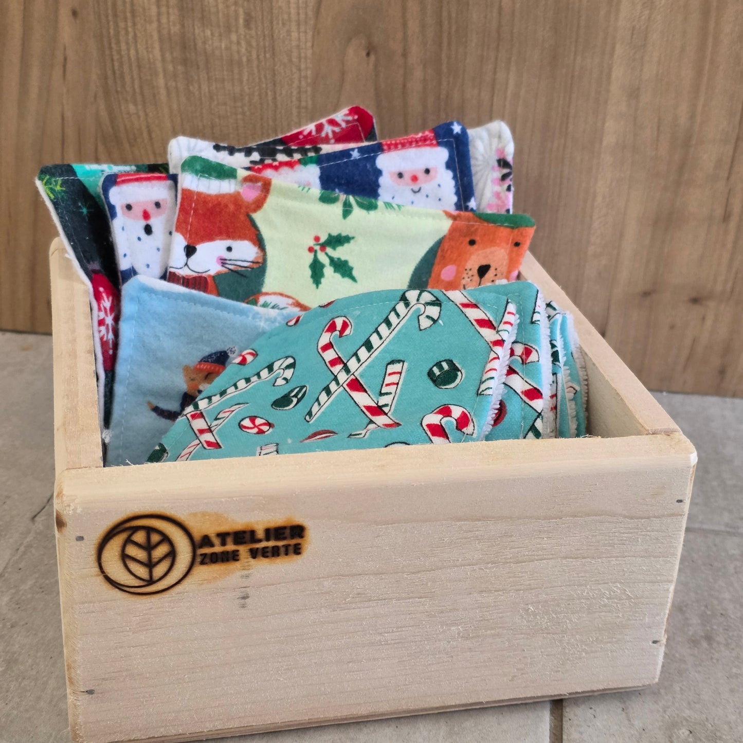 Boîte en bois recyclé - Atelier Zone Verte