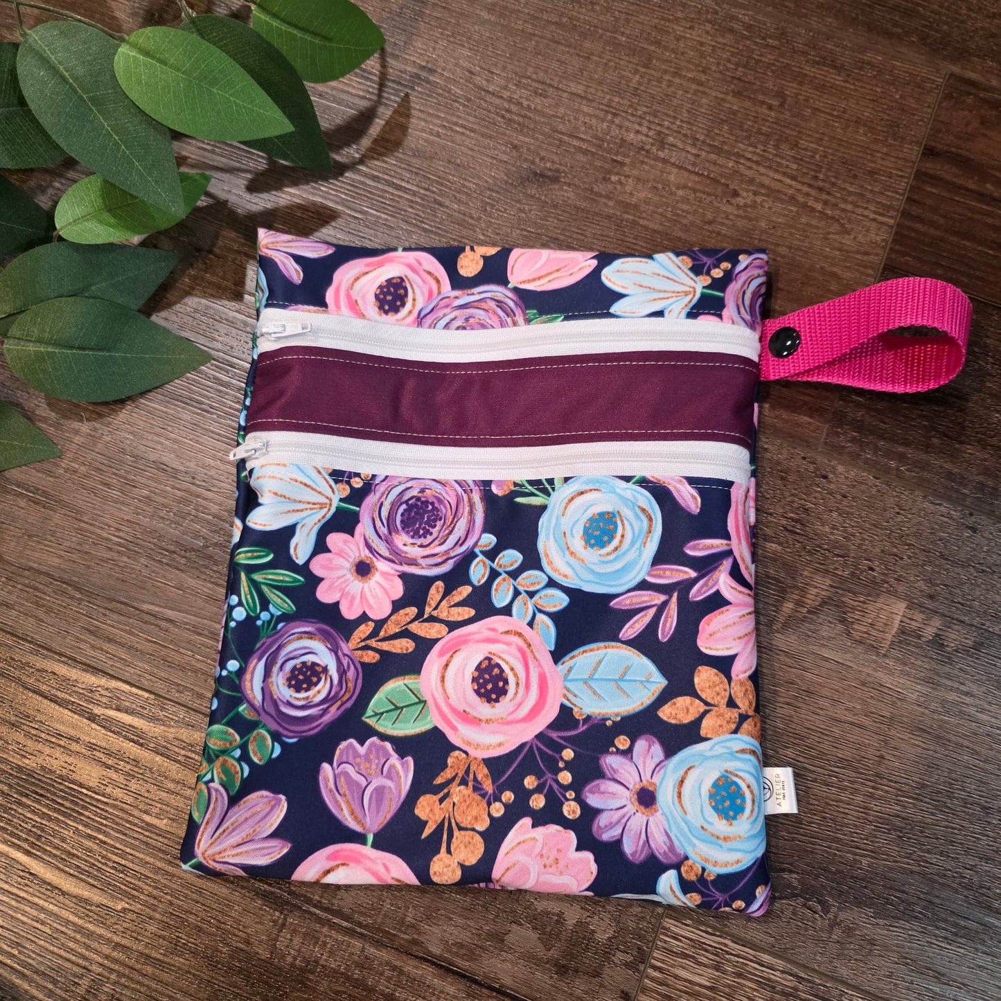 DUO-SAC – Sac Imperméable à Double Compartiments (9x9") - Atelier Zone Verte